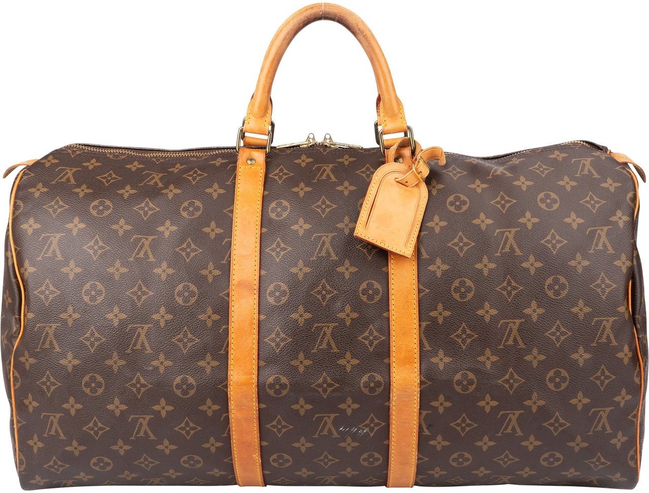 Louis Vuitton Louis Vuitton Canvas Monogram Keepall 55 Bruin