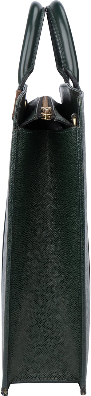 Louis Vuitton Green Taiga Leather Porte Documents Lozan Handbag Groen
