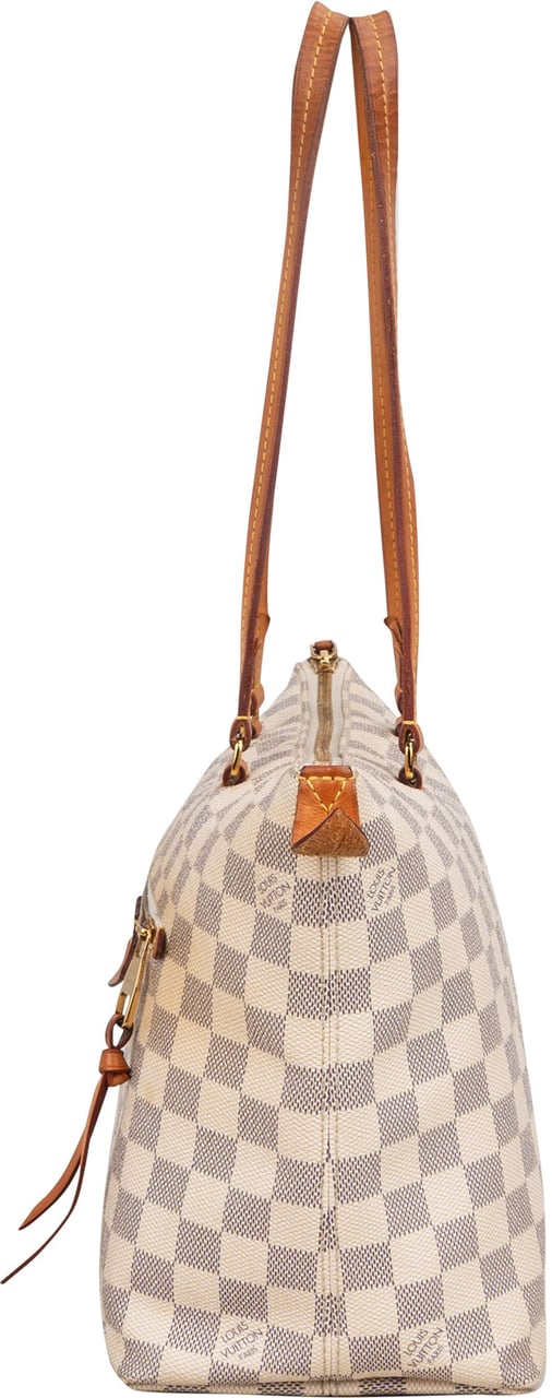 Louis Vuitton Louis Vuitton Damier Azur Monogram Lena PM Shoulder Bag Wit