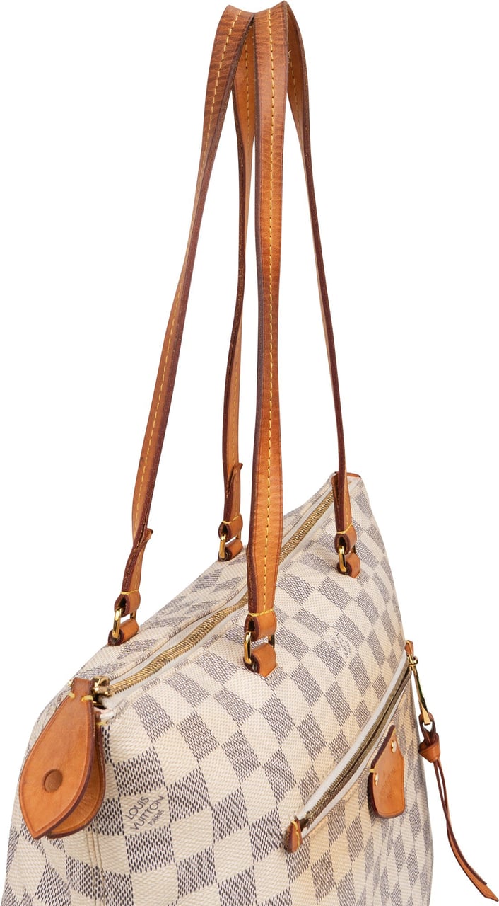 Louis Vuitton Louis Vuitton Damier Azur Monogram Lena PM Shoulder Bag Wit