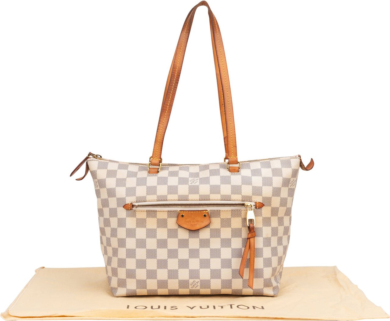 Louis Vuitton Louis Vuitton Damier Azur Monogram Lena PM Shoulder Bag Wit