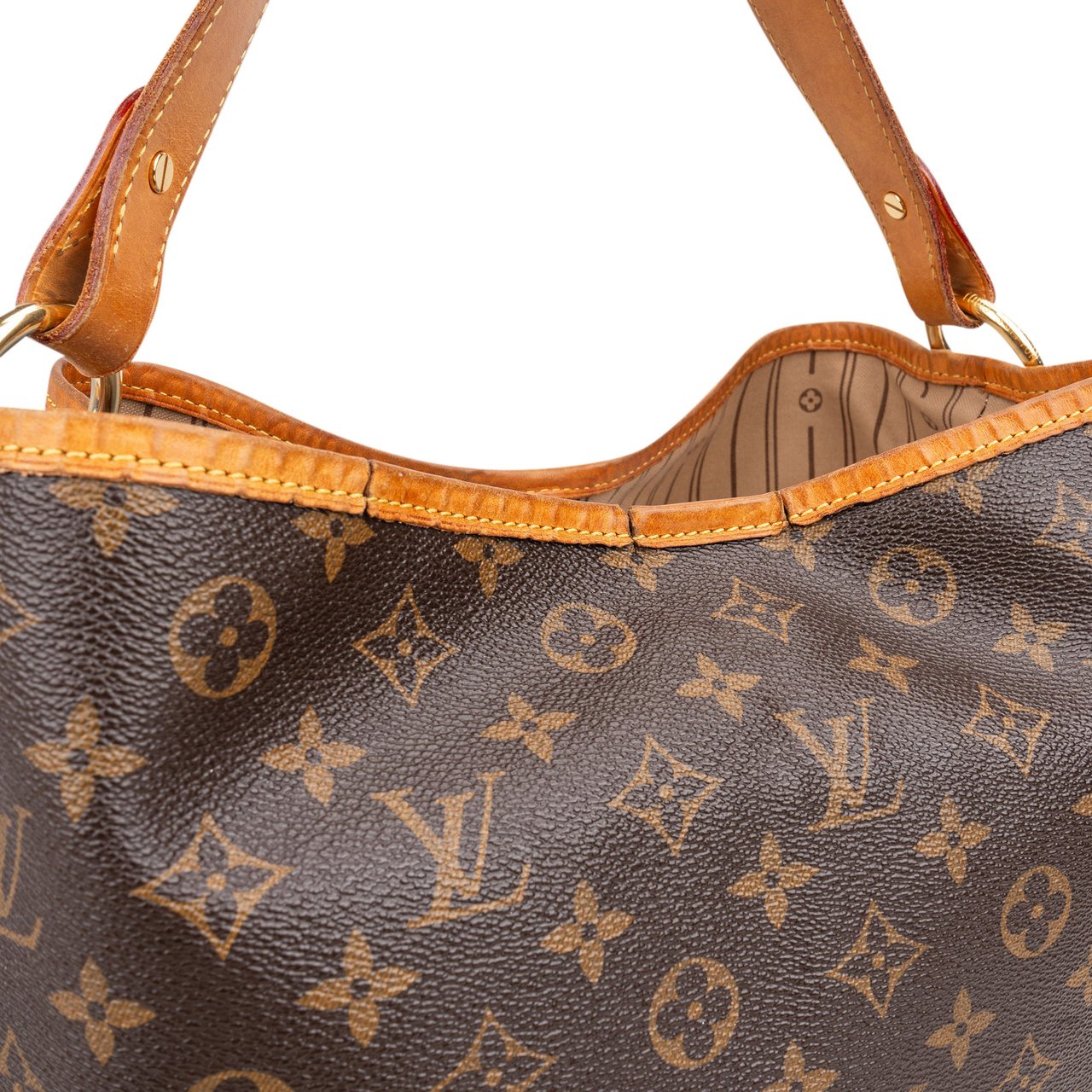 Louis Vuitton Louis Vuitton Canvas Monogram Delightful PM Handbag Bruin