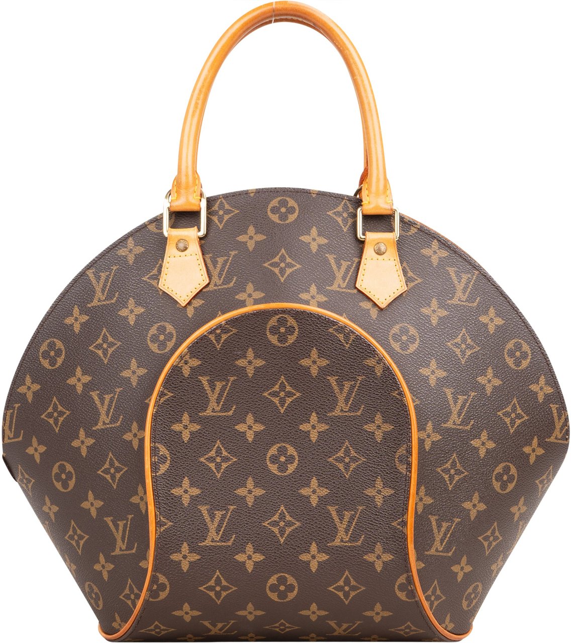 Louis Vuitton Louis Vuitton Canvas Monogram Ellipse MM Handbag Bruin