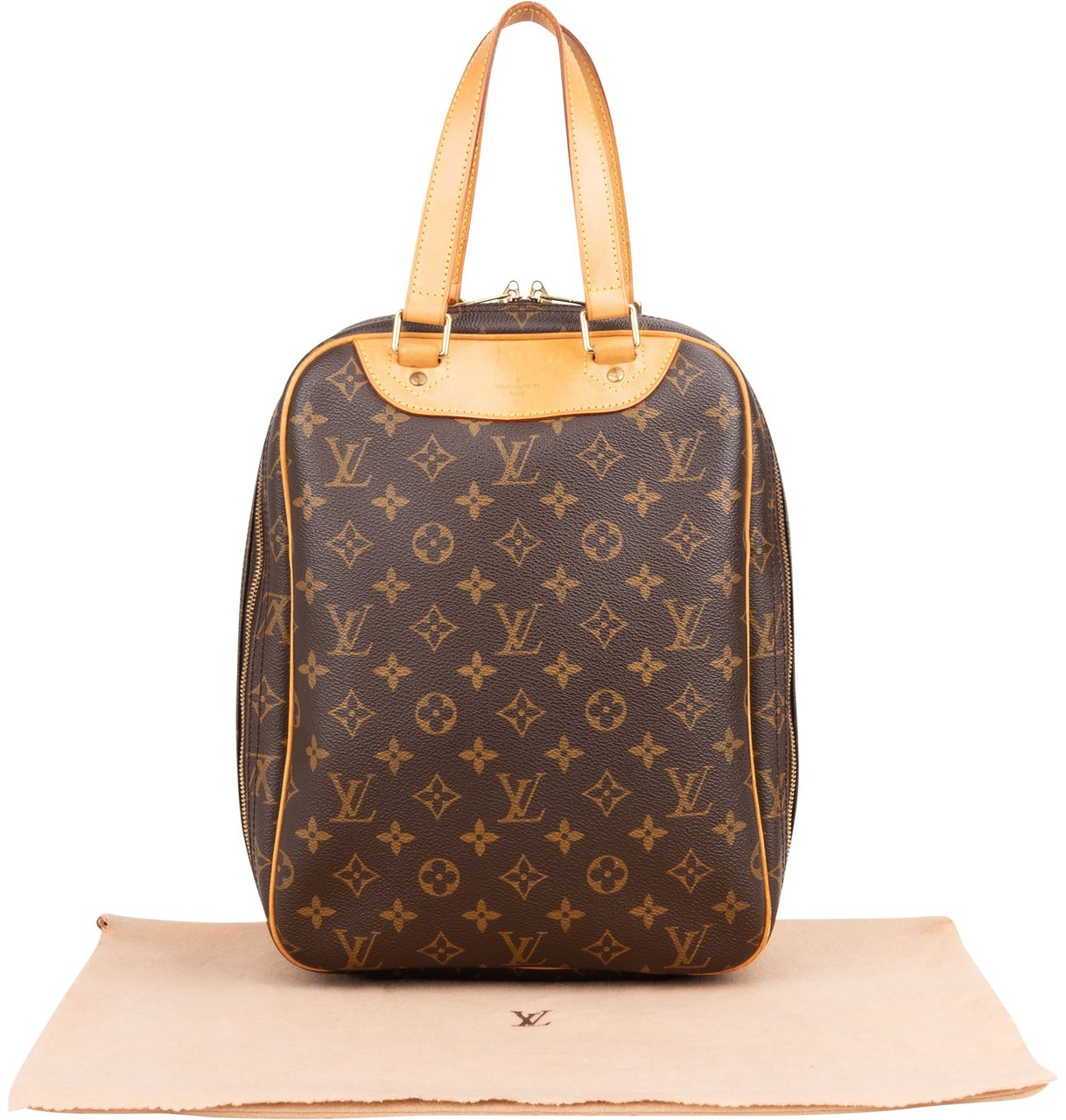 Louis Vuitton Louis Vuitton Canvas Monogram Excursion Handbag Bruin