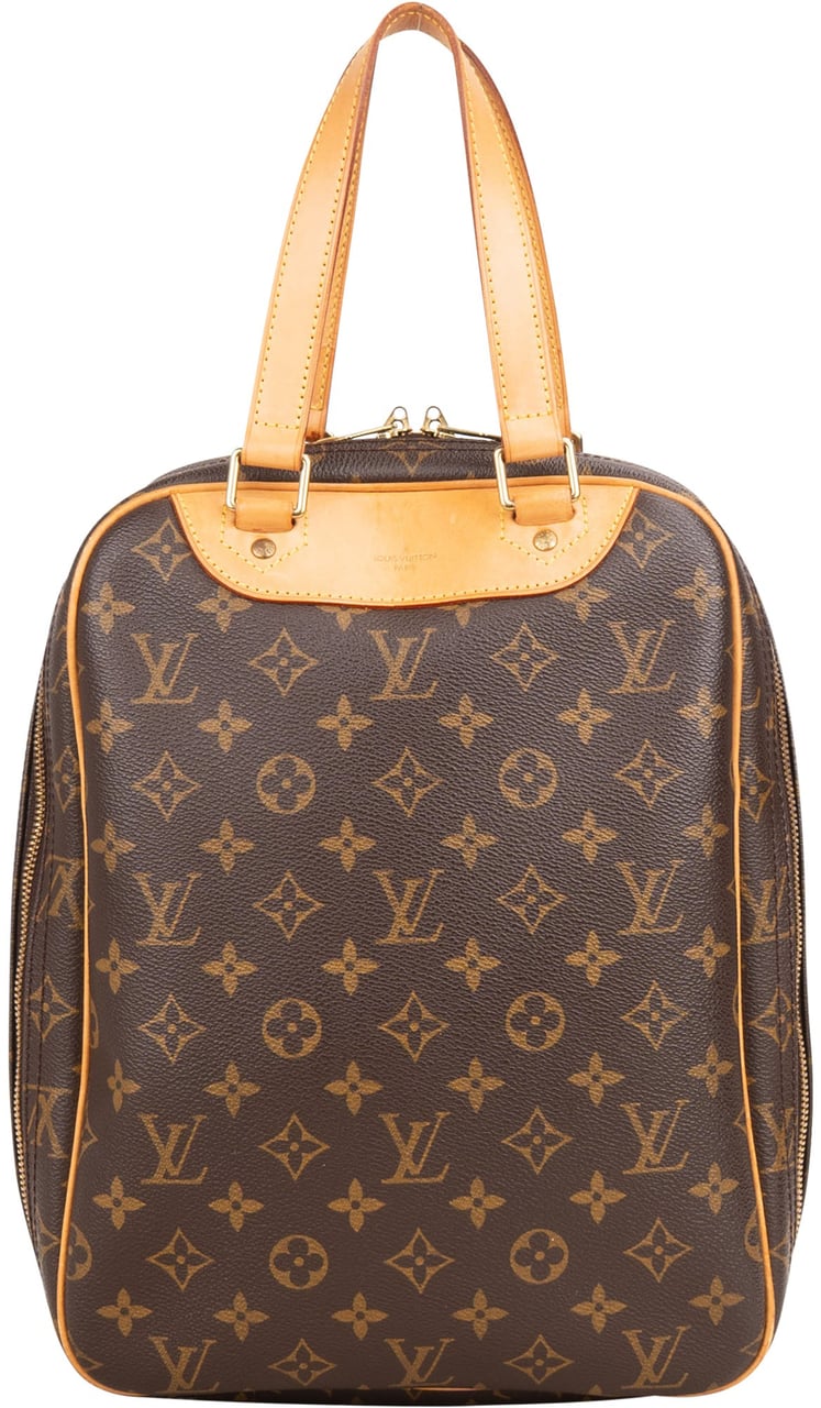 Louis Vuitton Louis Vuitton Canvas Monogram Excursion Handbag Bruin