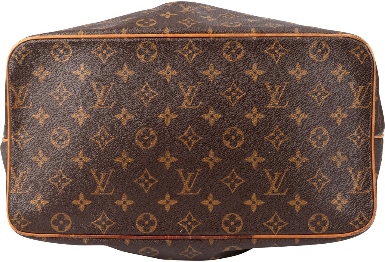 Louis Vuitton Louis Vuitton Canvas Monogram Palermo GM Handbag Bruin