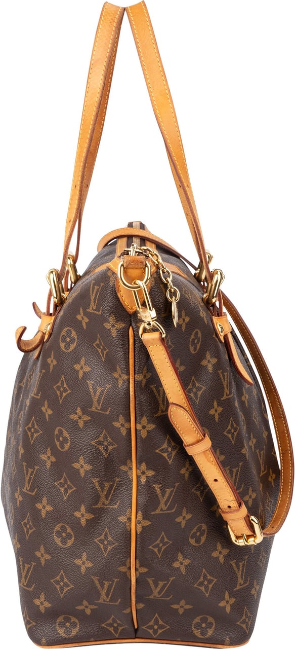 Louis Vuitton Louis Vuitton Canvas Monogram Palermo GM Handbag Bruin