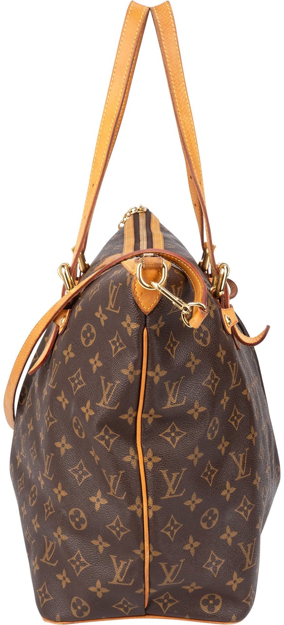 Louis Vuitton Louis Vuitton Canvas Monogram Palermo GM Handbag Bruin