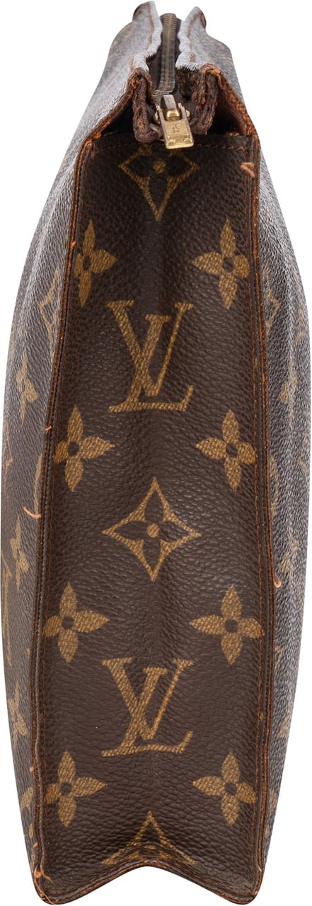 Louis Vuitton Louis Vuitton Canvas Monogram Poche Toilette 25 Clutch Bruin