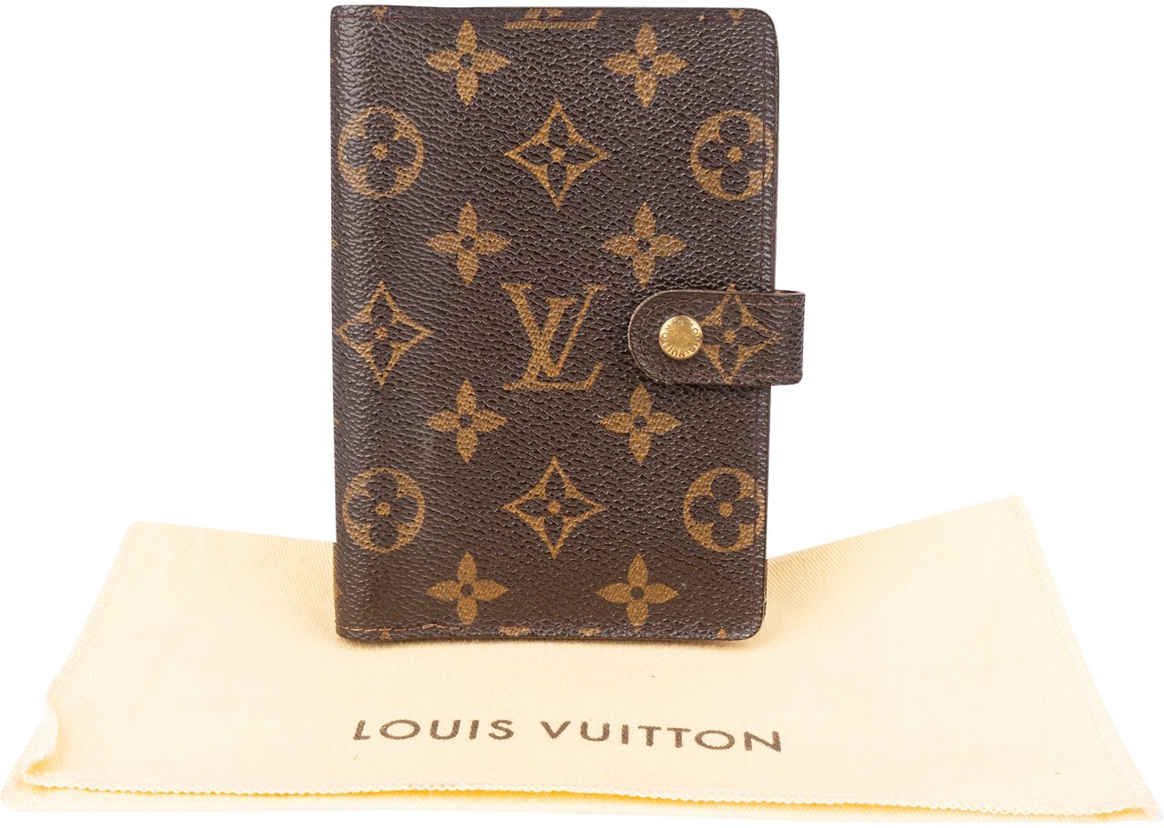 Louis Vuitton Louis Vuitton Canvas Monogram Agenda PM Bruin