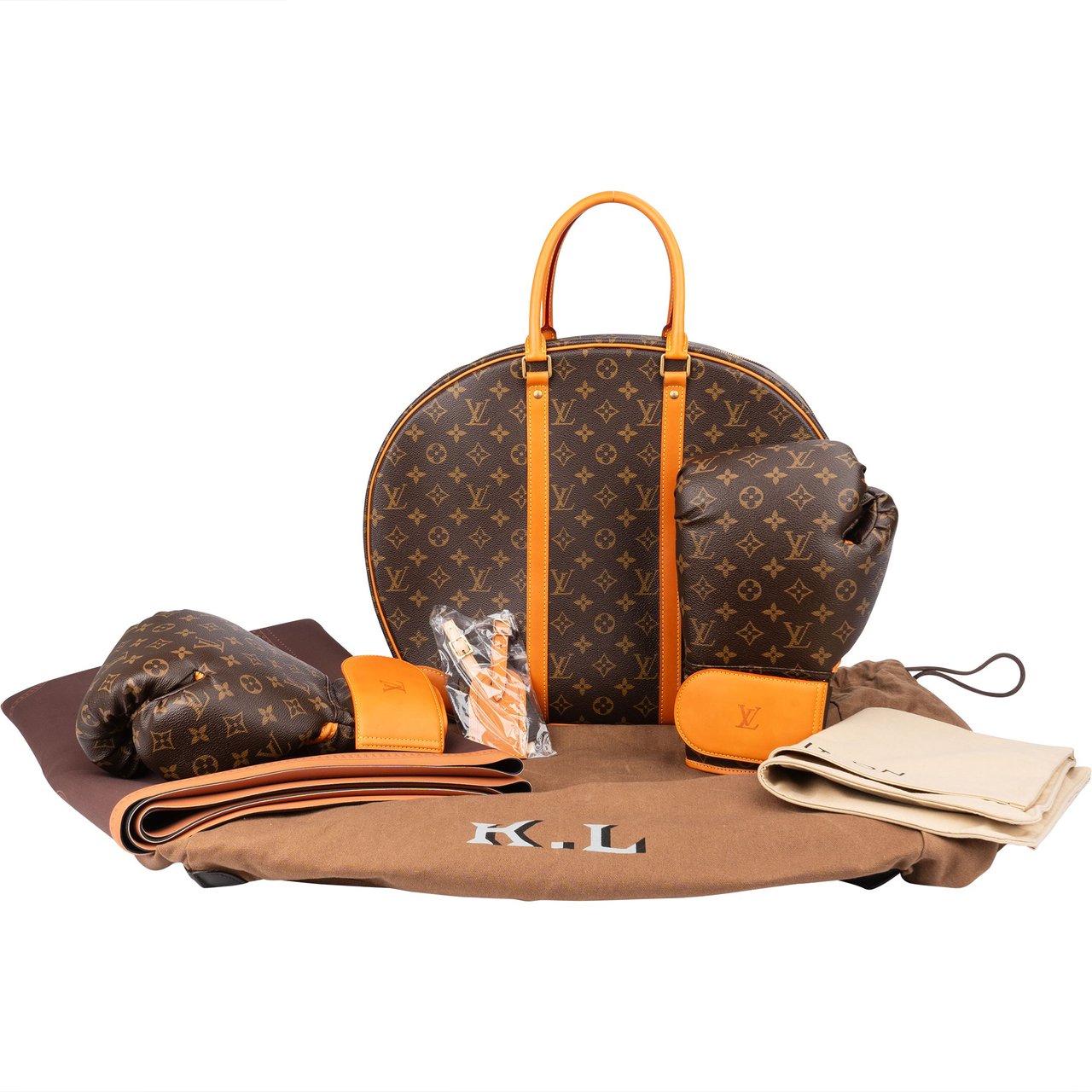 Louis Vuitton Louis Vuitton Canvas Monogram Limited Karl Lagerfeld Boxing Gloves Bruin