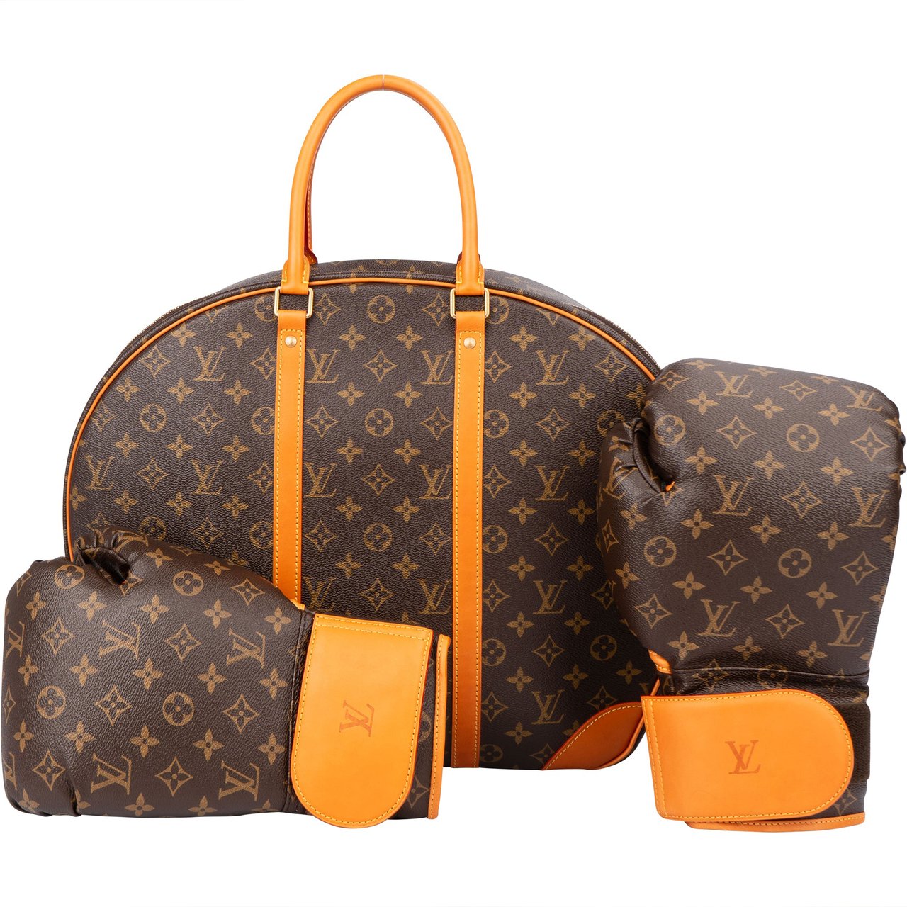 Louis Vuitton Louis Vuitton Canvas Monogram Limited Karl Lagerfeld Boxing Gloves Bruin