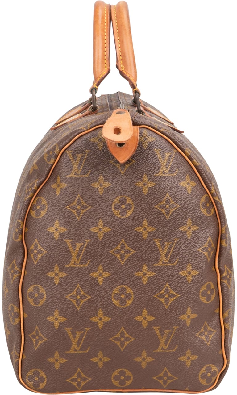 Louis Vuitton Louis Vuitton Canvas Monogram Speedy 40 Handbag Bruin