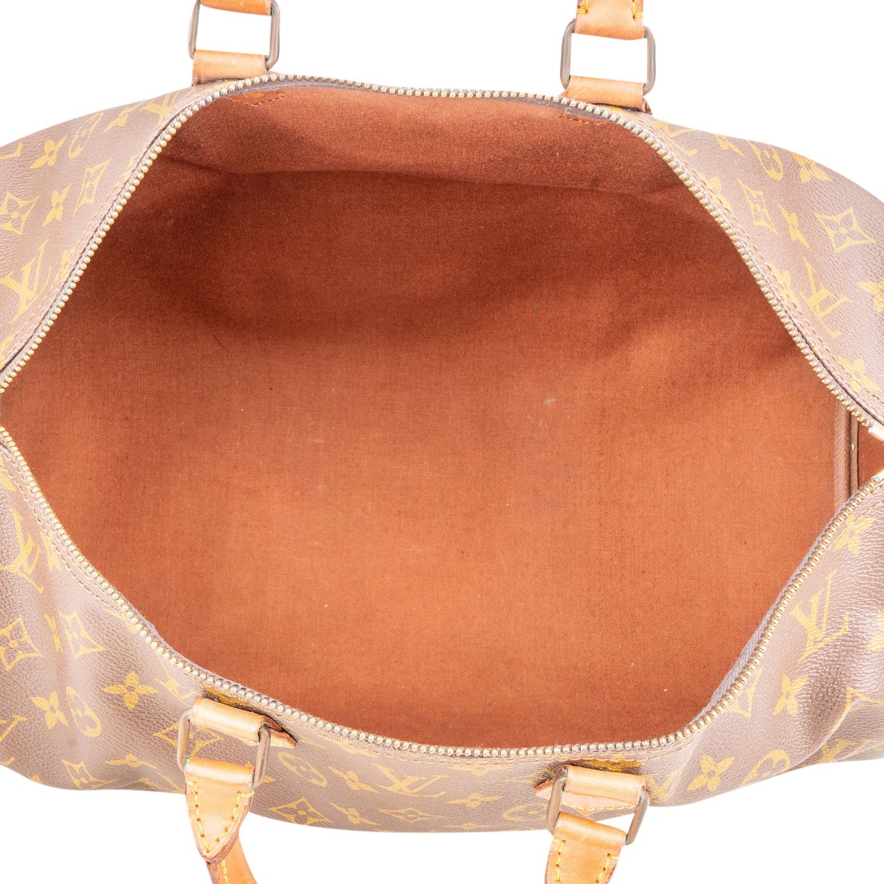 Louis Vuitton Louis Vuitton Canvas Monogram Speedy 40 Handbag Bruin