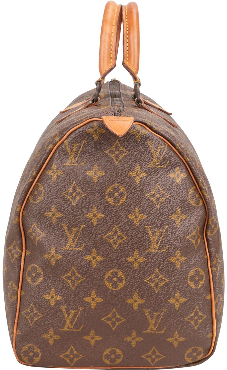 Louis Vuitton Louis Vuitton Canvas Monogram Speedy 40 Handbag Bruin