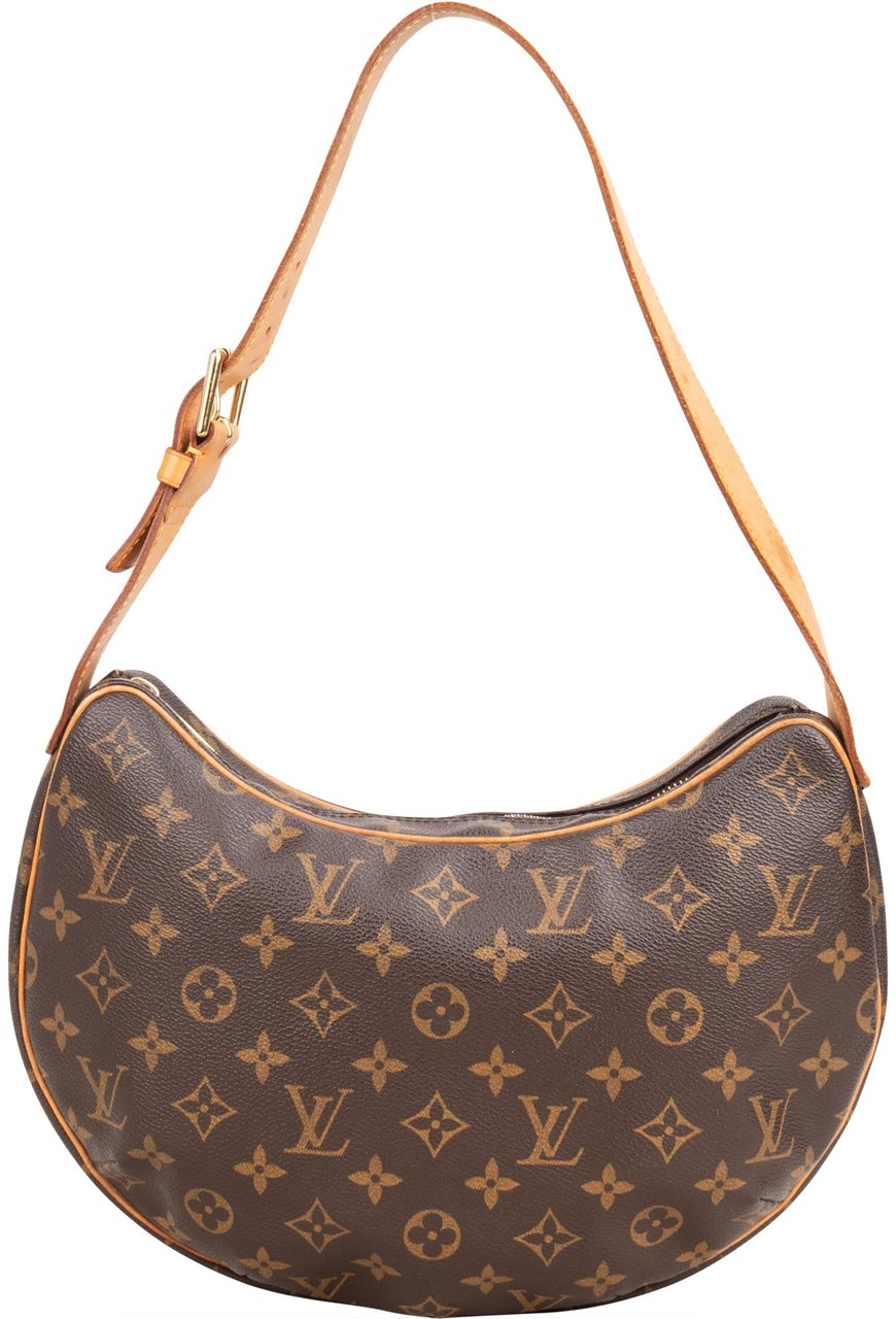 Louis Vuitton Louis Vuitton Canvas Monogram Croissant MM Shoulder Bag Bruin