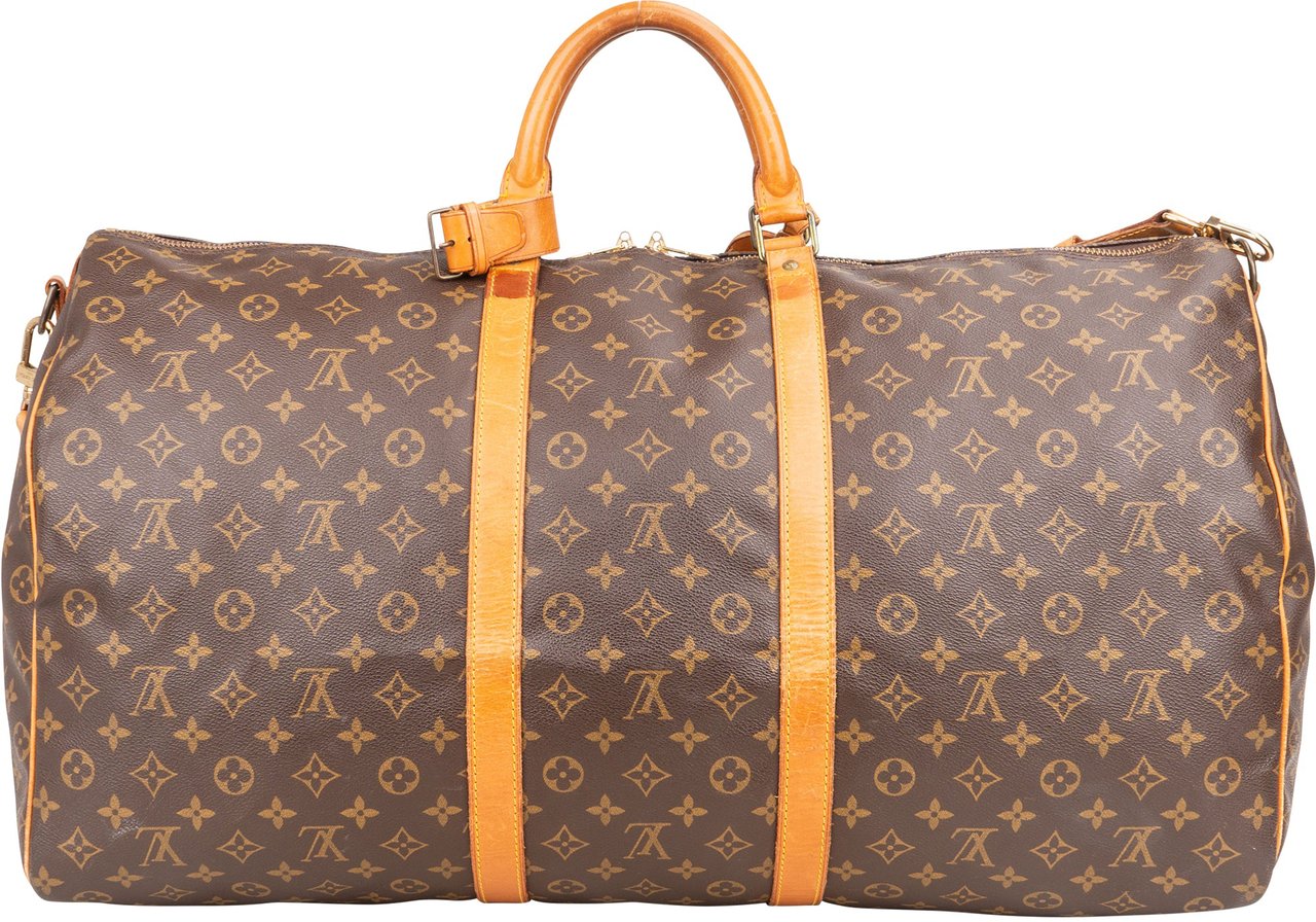 Louis Vuitton Louis Vuitton Canvas Monogram Keepall 60 Bandouliere Bruin