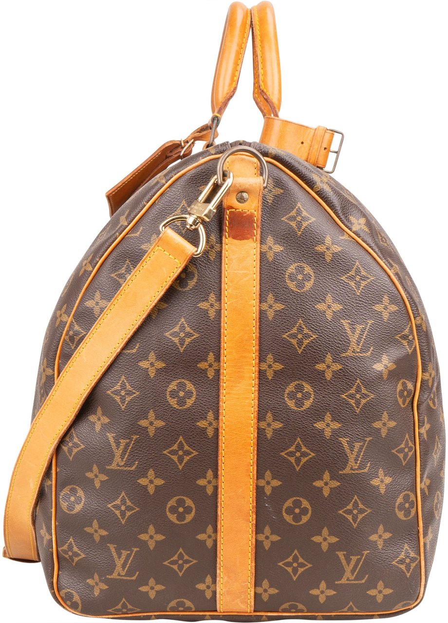 Louis Vuitton Louis Vuitton Canvas Monogram Keepall 60 Bandouliere Bruin