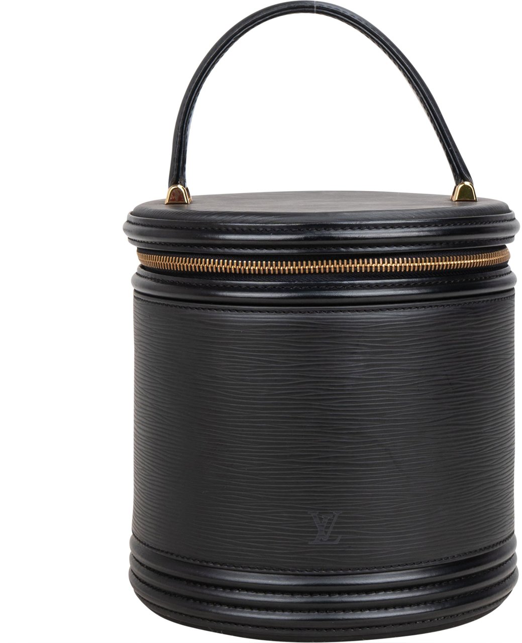 Louis Vuitton Louis Vuitton Noir Epi Leather Cannes Vanity Handbag Zwart