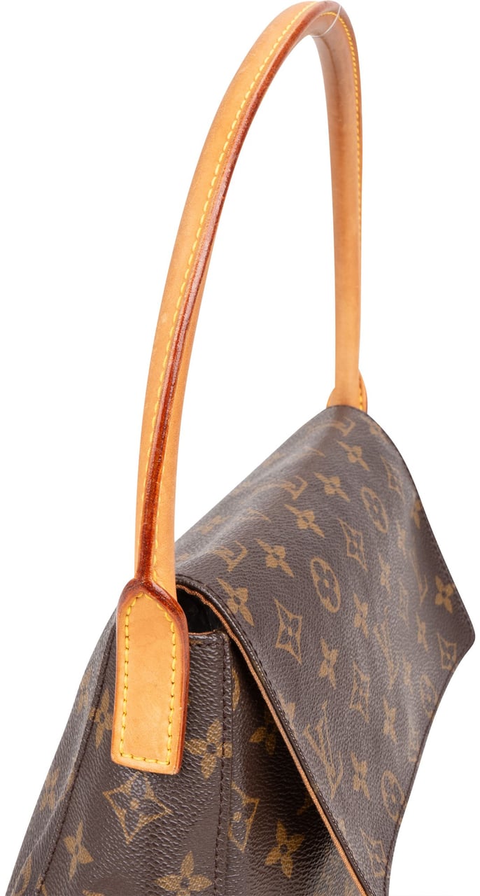 Louis Vuitton Louis Vuitton Canvas Monogram Looping PM Shoulder Bag Bruin