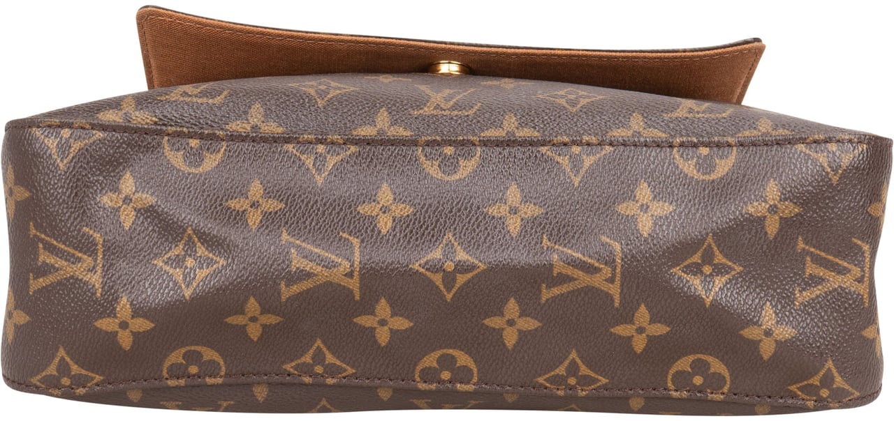 Louis Vuitton Louis Vuitton Canvas Monogram Looping PM Shoulder Bag Bruin