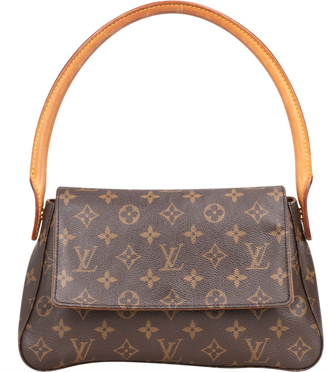 Louis Vuitton Louis Vuitton Canvas Monogram Looping PM Shoulder Bag Bruin
