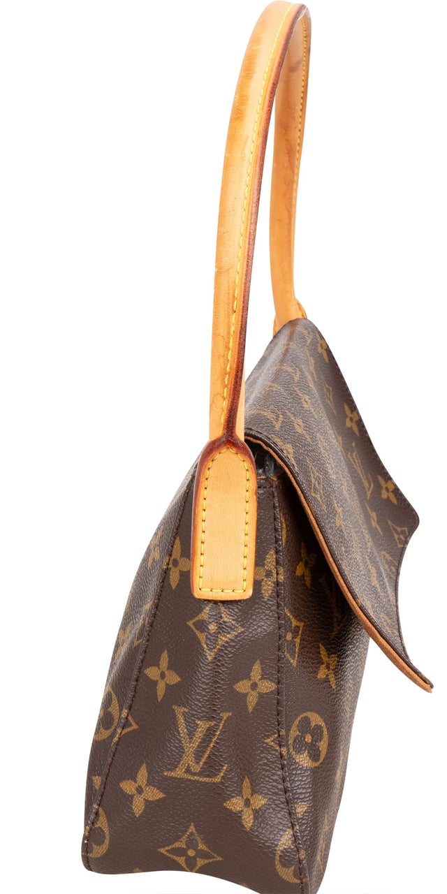 Louis Vuitton Louis Vuitton Canvas Monogram Looping PM Shoulder Bag Bruin