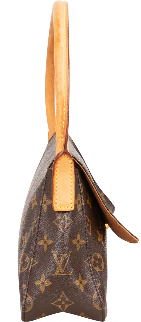 Louis Vuitton Louis Vuitton Canvas Monogram Looping PM Shoulder Bag Bruin