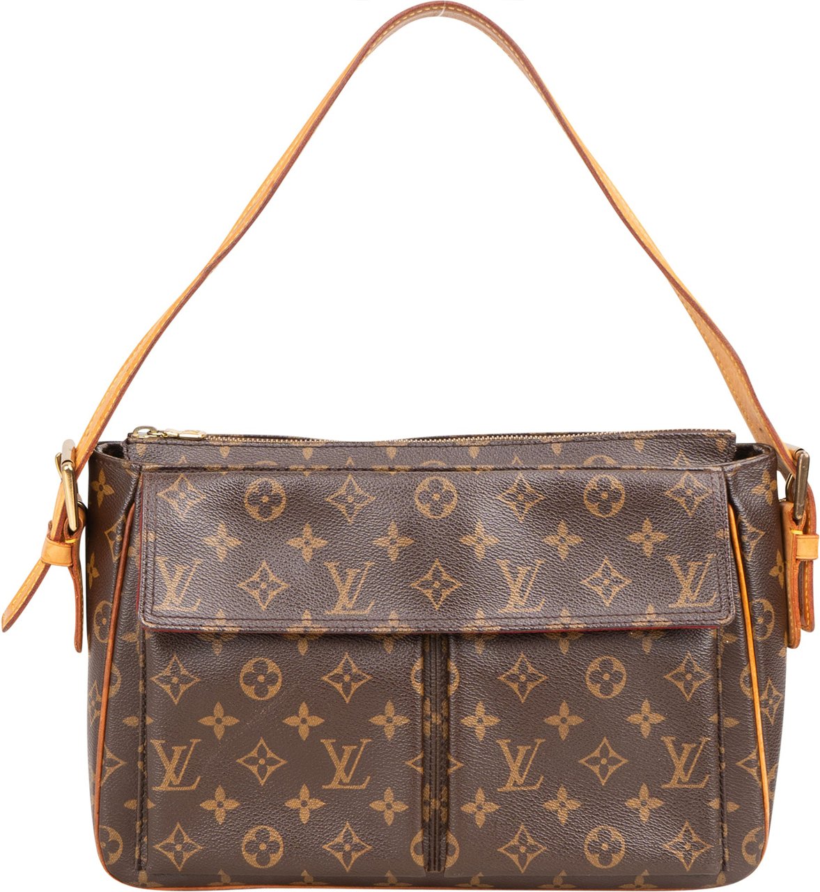 Louis Vuitton Louis Vuitton Canvas Monogram Multiple Cite Handbag Bruin