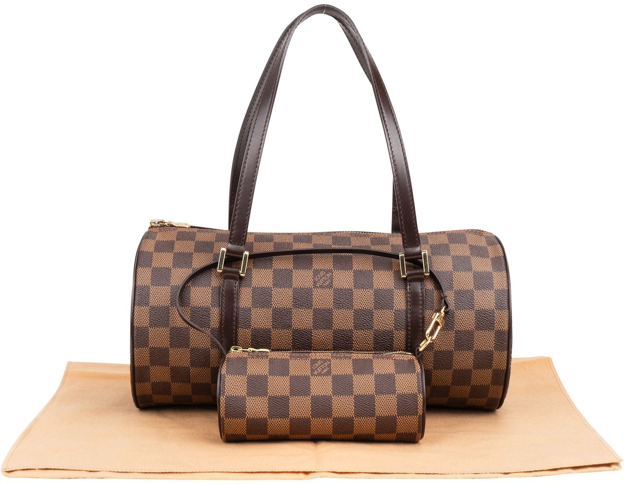 Louis Vuitton Louis Vuitton Damier Ebene Monogram Papillon Set Handbag Bruin