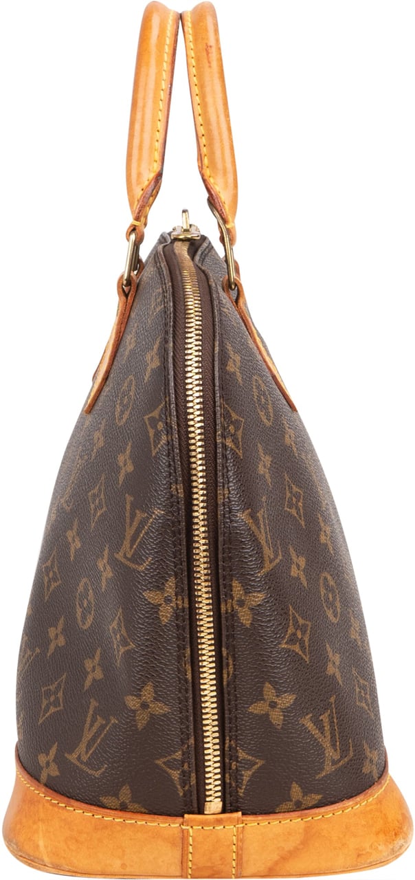 Louis Vuitton Canvas Monogram Alma PM Handbag Bruin
