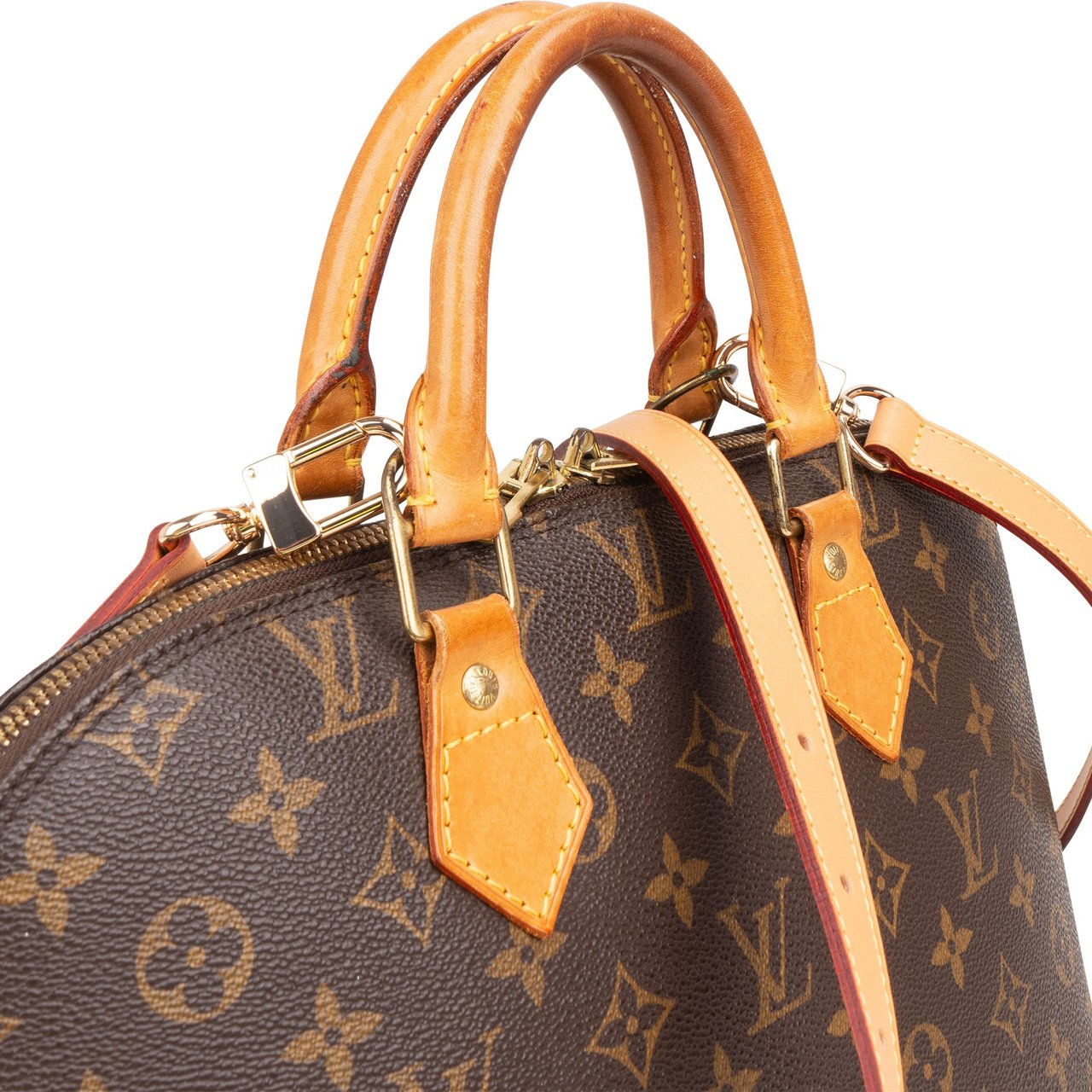 Louis Vuitton Canvas Monogram Alma PM Handbag Bruin