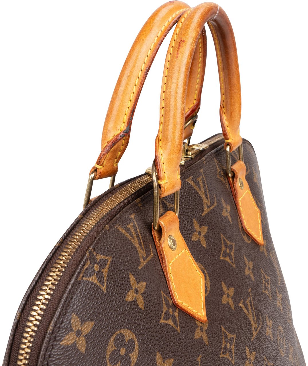 Louis Vuitton Louis Vuitton Canvas Monogram Alma PM Handbag Bruin