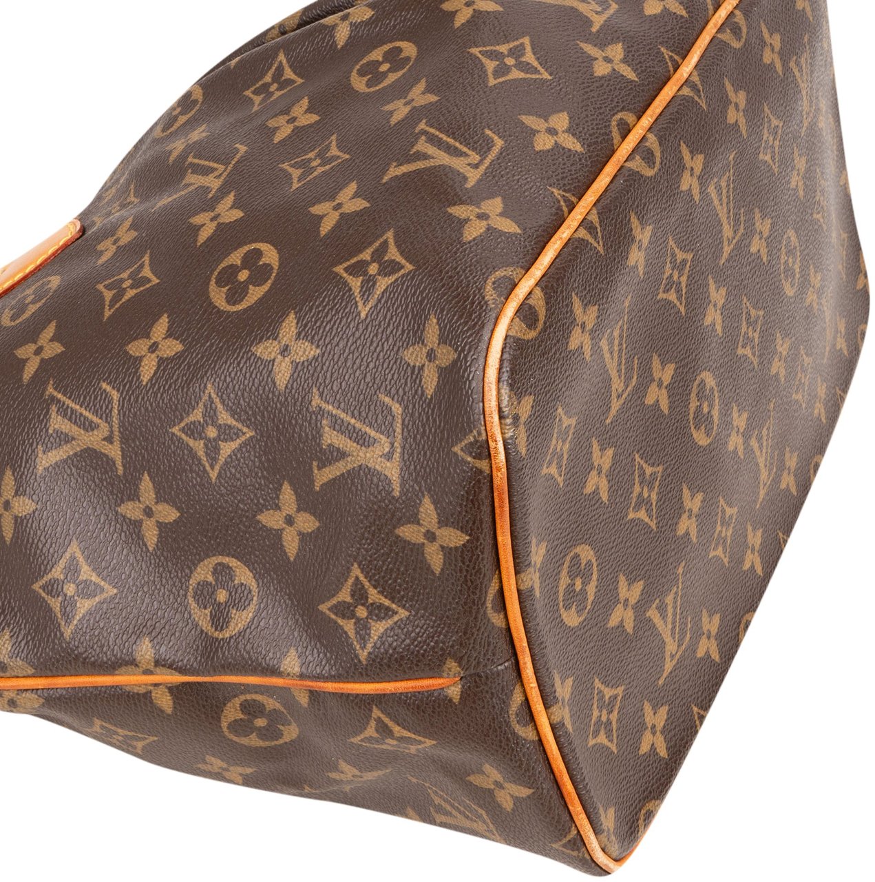 Louis Vuitton Louis Vuitton Canvas Monogram Palermo PM Handbag Bruin