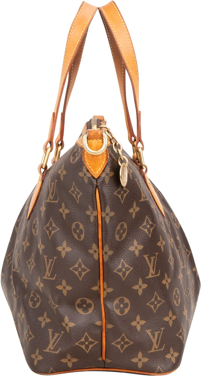 Louis Vuitton Louis Vuitton Canvas Monogram Palermo PM Handbag Bruin