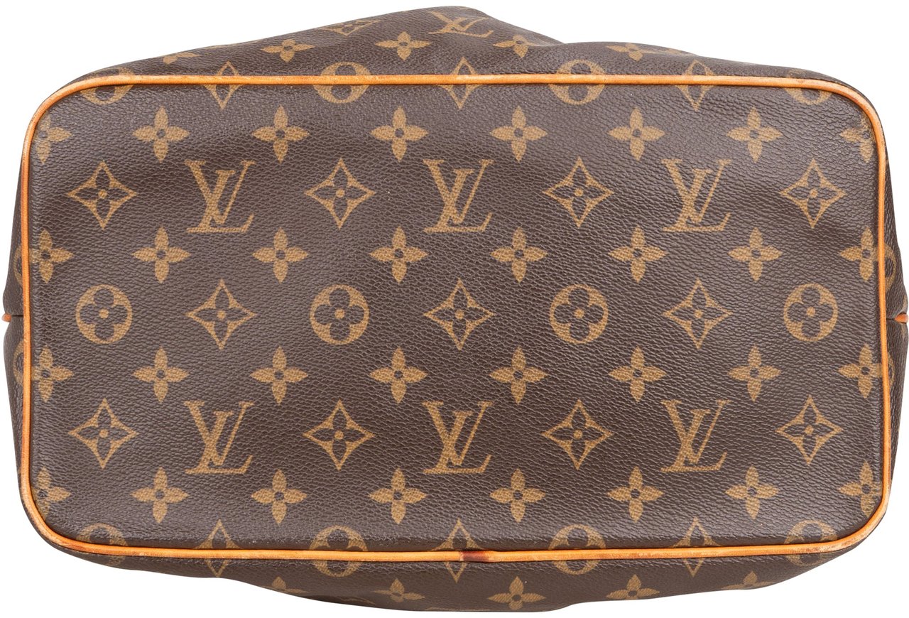 Louis Vuitton Louis Vuitton Canvas Monogram Palermo PM Handbag Bruin
