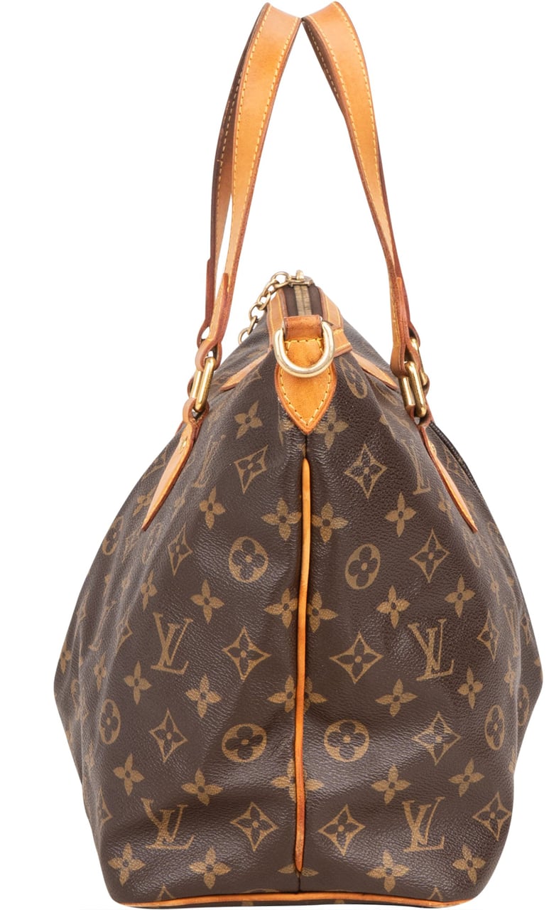 Louis Vuitton Louis Vuitton Canvas Monogram Palermo PM Handbag Bruin