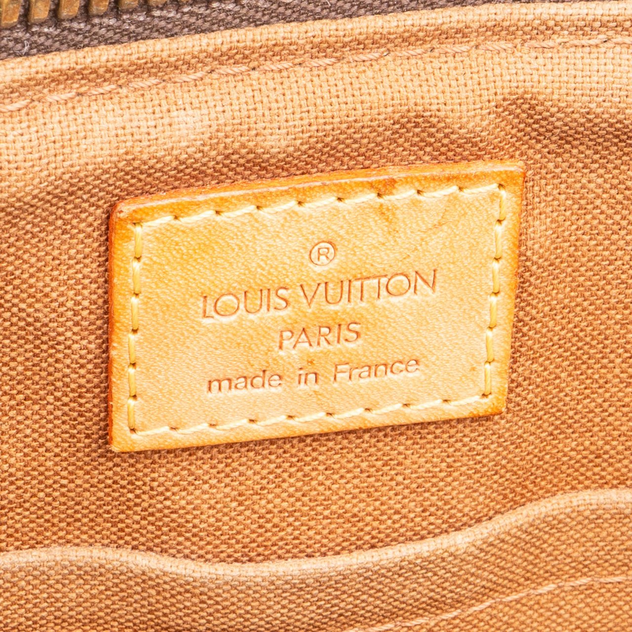 Louis Vuitton Louis Vuitton Canvas Monogram Palermo PM Handbag Bruin