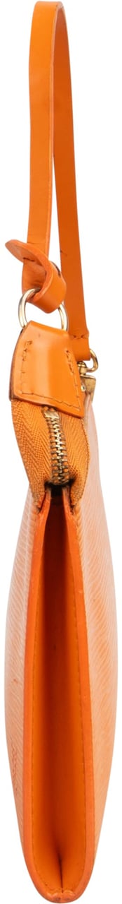 Louis Vuitton Louis Vuitton Orange Epi Leather Pochette Accessoire Handbag Oranje