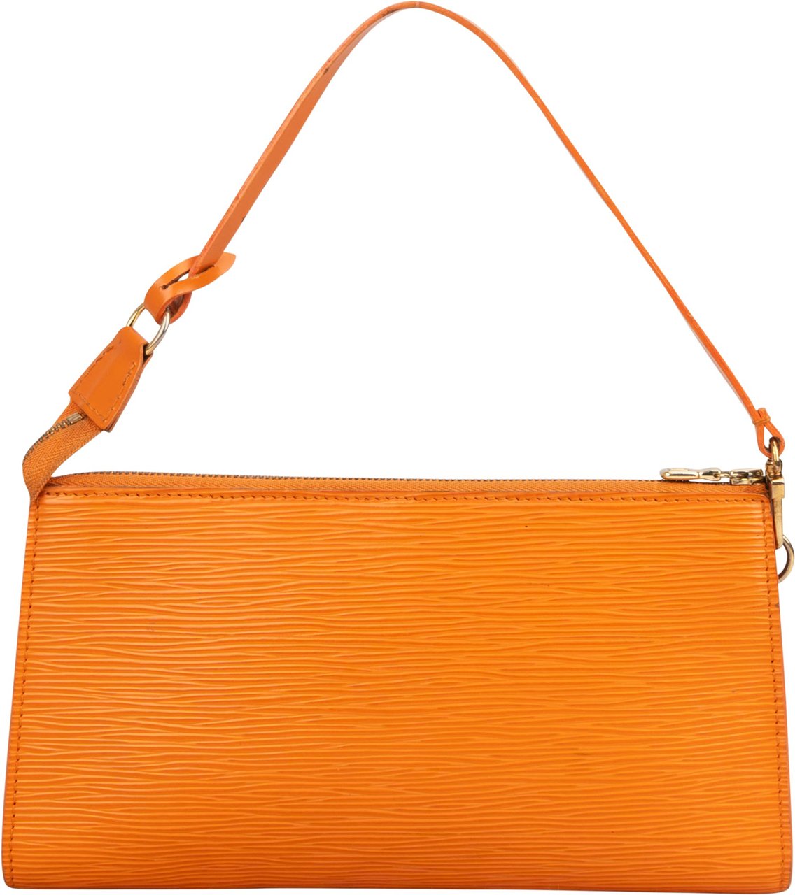 Louis Vuitton Louis Vuitton Orange Epi Leather Pochette Accessoire Handbag Oranje