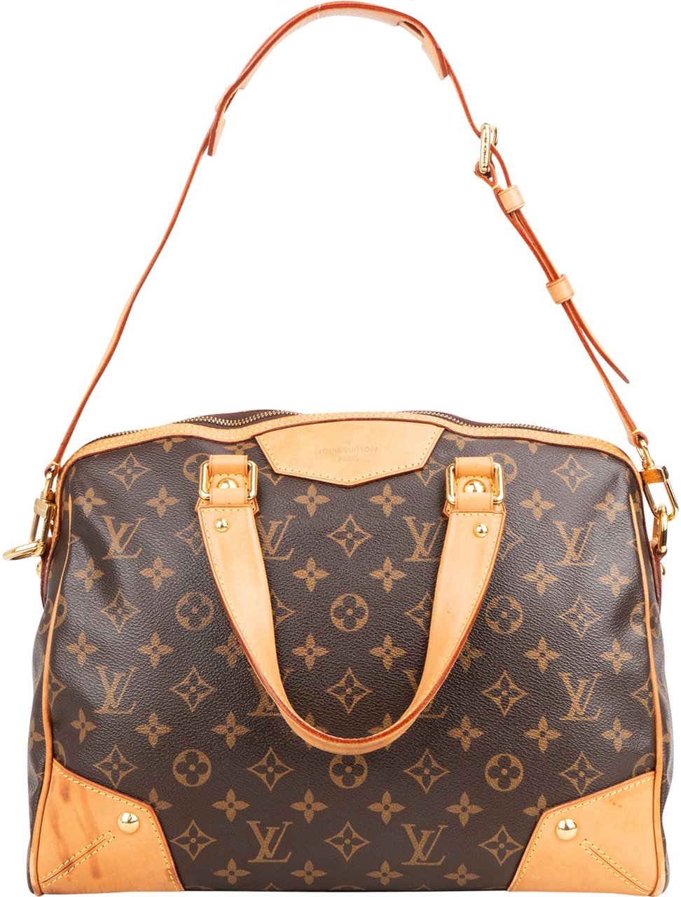 Louis Vuitton Canvas Monogram Retiro PM Handbag Bruin
