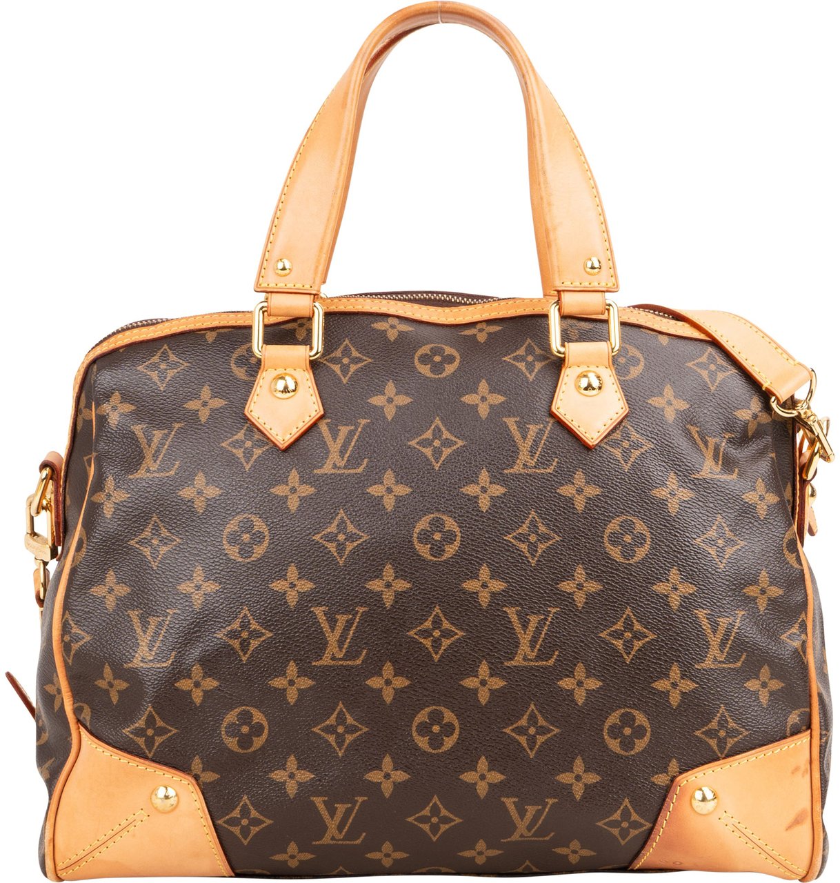 Louis Vuitton Canvas Monogram Retiro PM Handbag Bruin