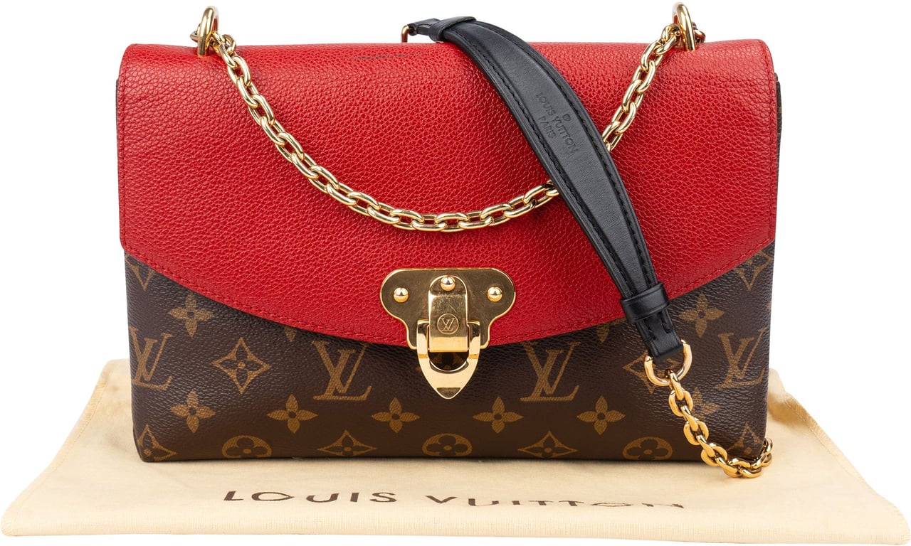 Louis Vuitton Canvas Monogram Saint Placide Crossbody Bag Bruin