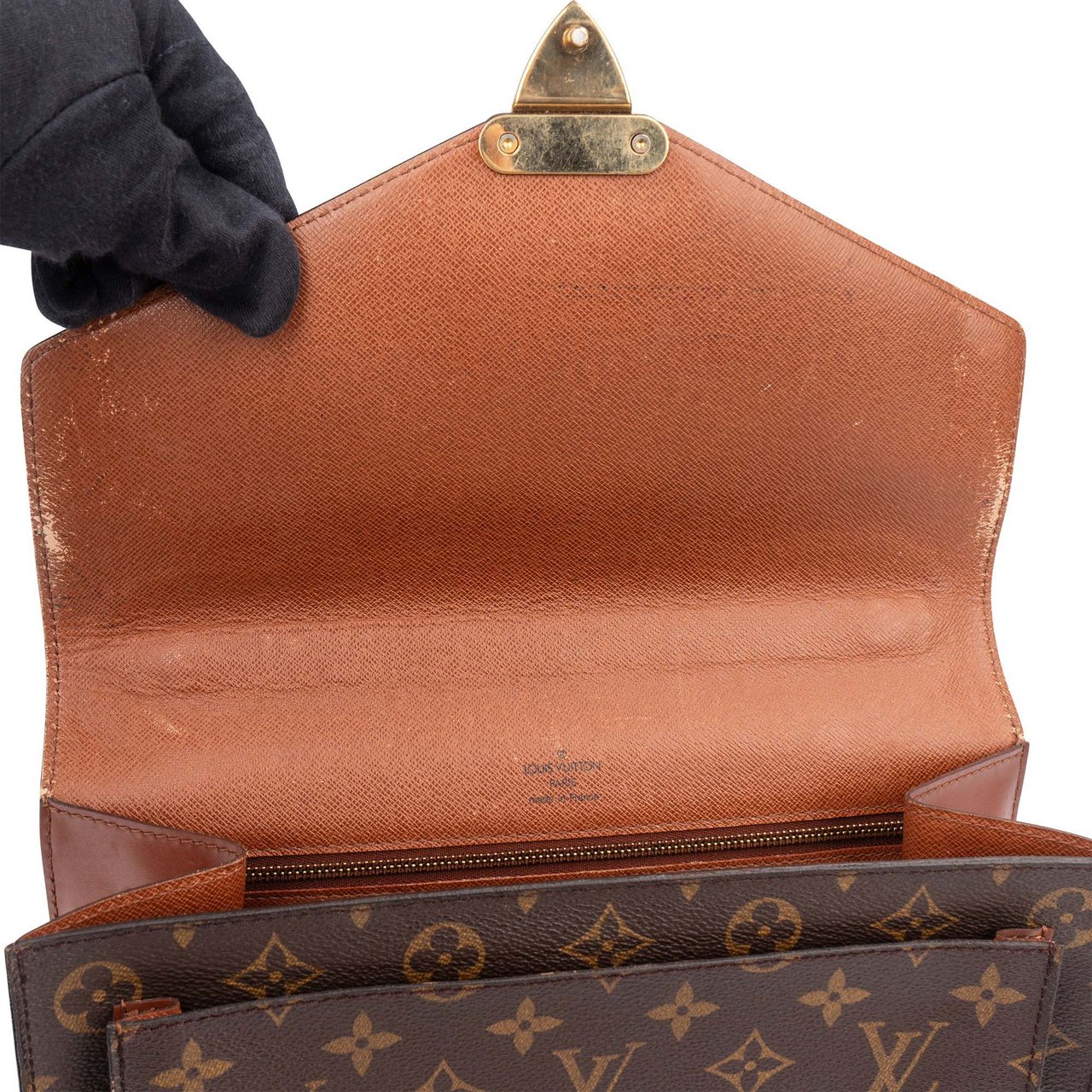 Louis Vuitton Louis Vuitton Canvas Monogram Monceau Handbag Bruin