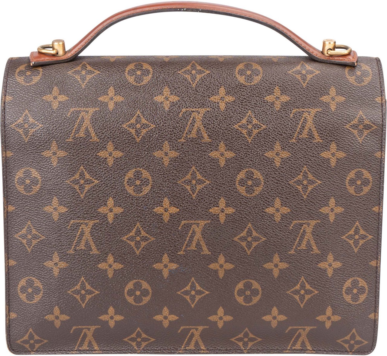 Louis Vuitton Louis Vuitton Canvas Monogram Monceau Handbag Bruin