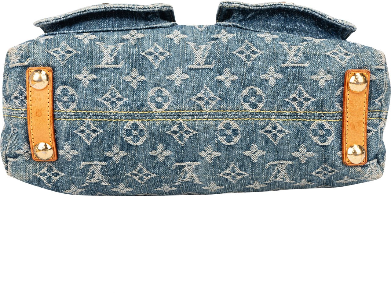 Louis Vuitton Louis Vuitton Denim Monogram Baggy PM Crossbody Bag Blauw
