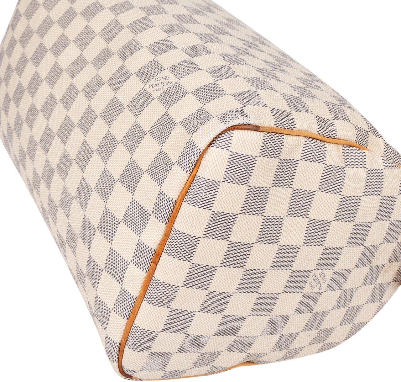 Louis Vuitton Damier Azur Monogram Speedy 30 Handbag Wit
