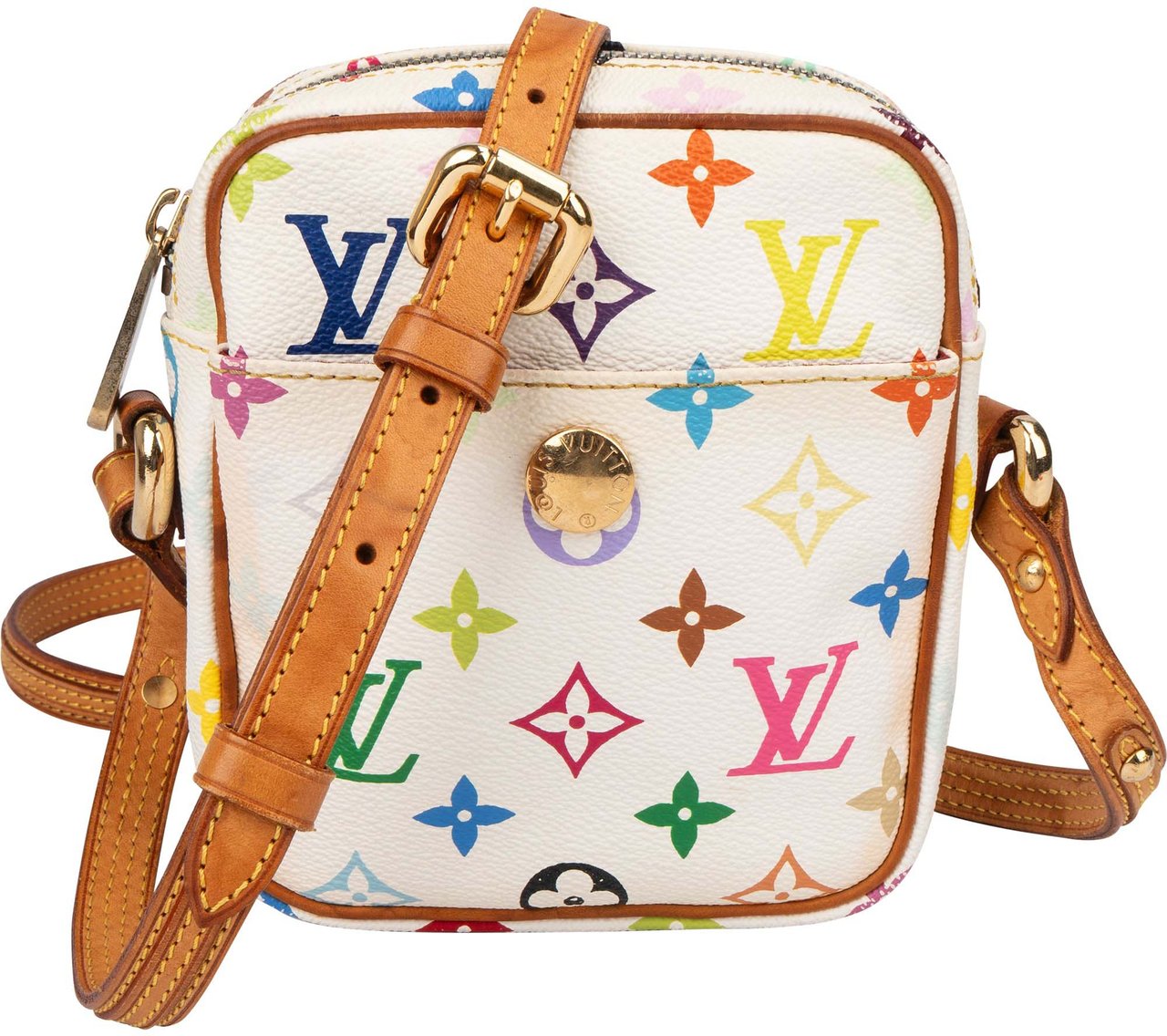 Louis Vuitton Louis Vuitton Limited Murakami Multicolor Rift Crossbody Bag Wit