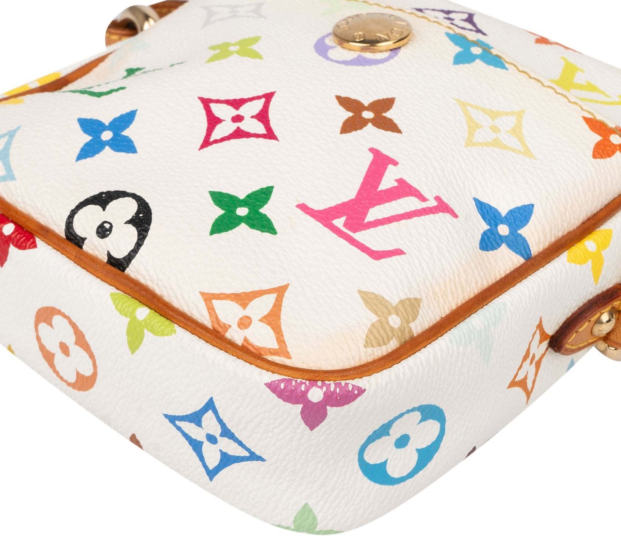 Louis Vuitton Louis Vuitton Limited Murakami Multicolor Rift Crossbody Bag Wit