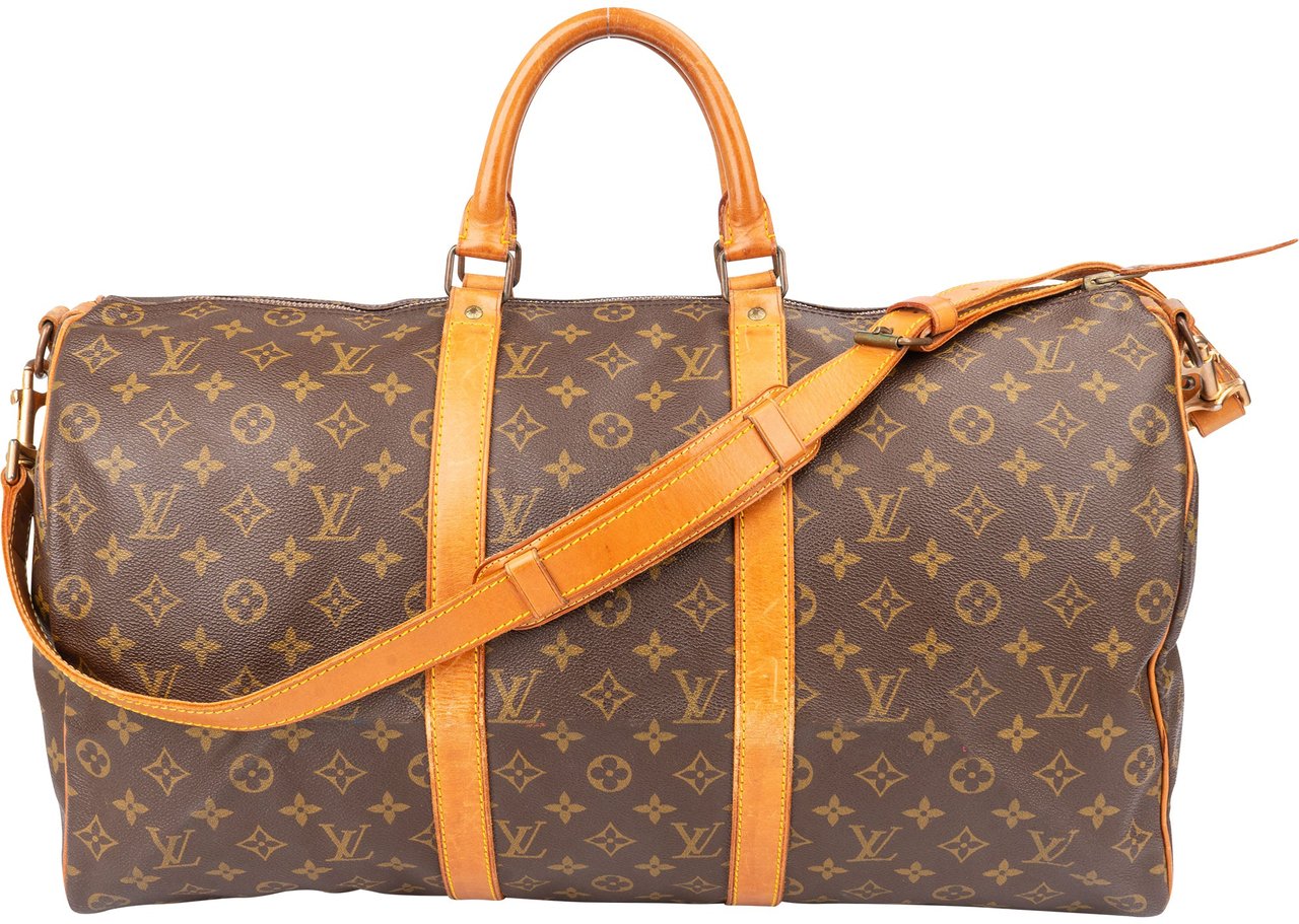 Louis Vuitton Louis Vuitton Canvas Monogram Keepall 50 Bandouliere Bruin